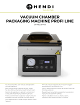 Hendi 201428 Vacuum Chamber Packaging Machine Profi Line Manual de utilizare