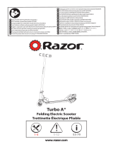 Razor Turbo A Black Label Electric Scooter Manual de utilizare