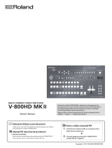 Roland V-800HD MK II Manual de utilizare