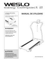 Weslo Easy Compact 2 Treadmill Manual de utilizare