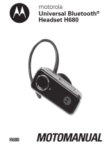 Motorola H680 - Headset - Over-the-ear Manual de utilizare