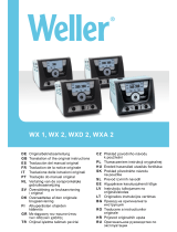 Weller WX1 Original Instructions Manual