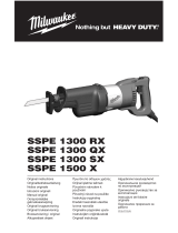 Milwaukee SSPE 1300 SX Original Instructions Manual