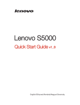 Lenovo Lenovo S5000 Ghid de inițiere rapidă