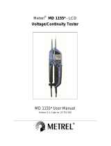 METREL MD 1155 Manual de utilizare