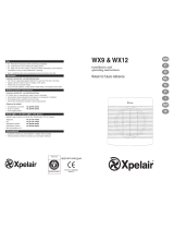 Xpelair WX12 Installation And Operating Instructions Manual