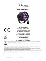Ibiza Light PARBAT-RGB3 Manual de utilizare
