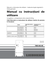 Liebherr SUFsg 5001 Instrucțiuni de utilizare