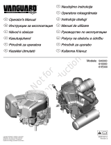 Simplicity ENGINE, MODELS 540000 610000 61E000, VANGUARD Manual de utilizare
