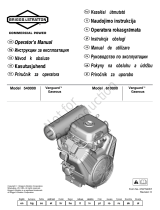 Simplicity ENGINE, MODEL 540000 610000, VANGUARD, GASEOUS Manual de utilizare