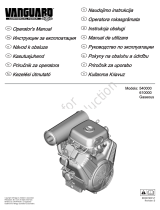 Simplicity ENGINE, MODELS 540000 610000, GASEOUS Manual de utilizare
