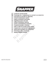 Simplicity RIDER, SNAPPER Manualul utilizatorului