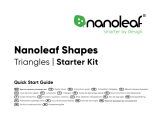 Nanoleaf Shapes Triangles Starter Kits (NL47-6002TW-15PK) Manual de utilizare