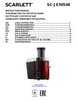 Scarlett SC-JE50S48 Red Manual de utilizare