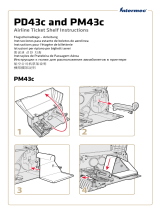 Intermec Airline Ticket Shelf PD43c & PM43c Instrucțiuni de utilizare