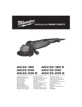 Milwaukee AG 22-180 Original Instructions Manual