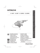 Hitachi G18ST Handling Instructions Manual
