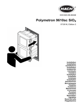 Hach Polymetron 9610sc SiO2 Ghid de instalare