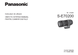 Panasonic SE70200E Instrucțiuni de utilizare