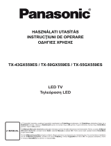 Panasonic TX43GX559ES Instrucțiuni de utilizare