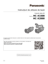 Panasonic HCX1500 Instrucțiuni de utilizare