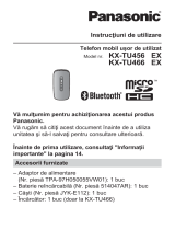 Panasonic KXTU466EX Instrucțiuni de utilizare