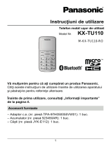 Panasonic KXTU110 Instrucțiuni de utilizare