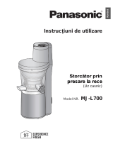 Panasonic MJL700 Instrucțiuni de utilizare