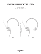 Logitech H570e USB Headset Manual de utilizare