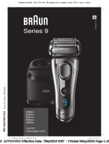 Braun Series 9 Premium Electric Razor Manual de utilizare