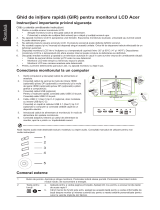 Acer CP3271UV Ghid de inițiere rapidă