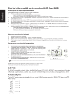 Acer XB273KS Ghid de inițiere rapidă