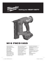 Milwaukee M18FN18GS-0X Original Instructions Manual