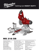 Milwaukee MS 216 SB Original Instructions Manual