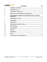 Powerplus POWAIR0803 Manualul proprietarului