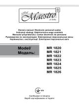 Maestro MR 1826 Manualul proprietarului