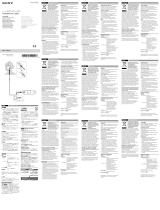 Sony MUC-S12SB1 Manualul proprietarului