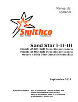 Smithco Sand Star I-II-III Instrucțiuni de utilizare