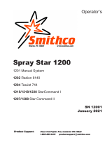 Smithco Spray Star 1200 Instrucțiuni de utilizare