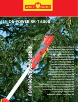 Wolf Garten LI-ION POWER RR-T 6000 Manualul proprietarului