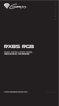 Genesis RX85 RGB Quick Installation Manual