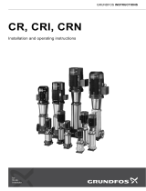 Grundfos CR series Installation And Operating Instructions Manual