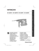 Hitachi DH 36DPB Handling Instructions Manual