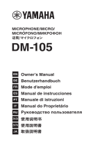 Yamaha DM-105 Manualul proprietarului