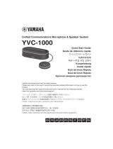 Yamaha YVC-1000 Ghid de inițiere rapidă