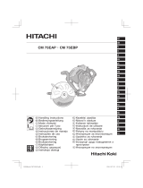 Hitachi CM 75EAP Handling Instructions Manual