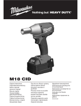 Milwaukee M18 CID Original Instructions Manual