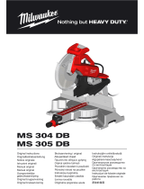 Milwaukee MS 305 DB Original Instructions Manual