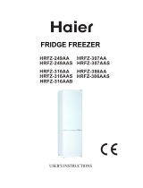 Haier HRFZ-386AA User Instructions