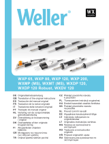 Weller WXP 80 Original Instructions Manual